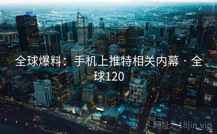 全球爆料：手机上推特相关内幕 · 全球120