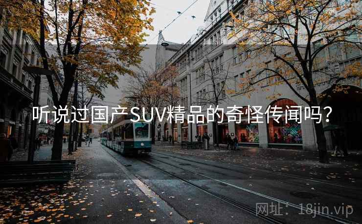 听说过国产SUV精品的奇怪传闻吗？