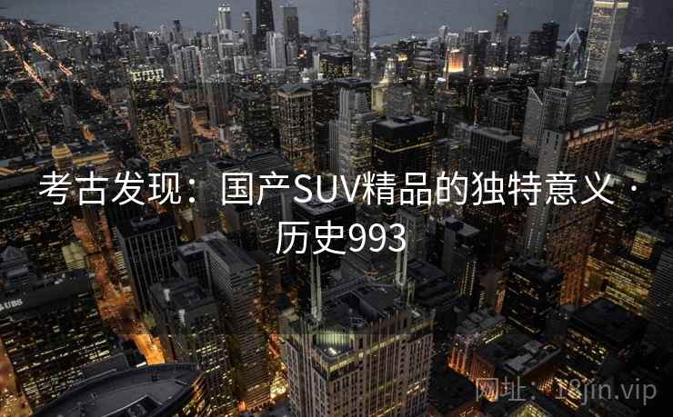 考古发现：国产SUV精品的独特意义 · 历史993
